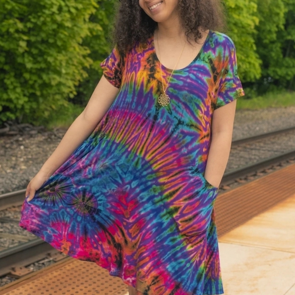 Tie dye dress